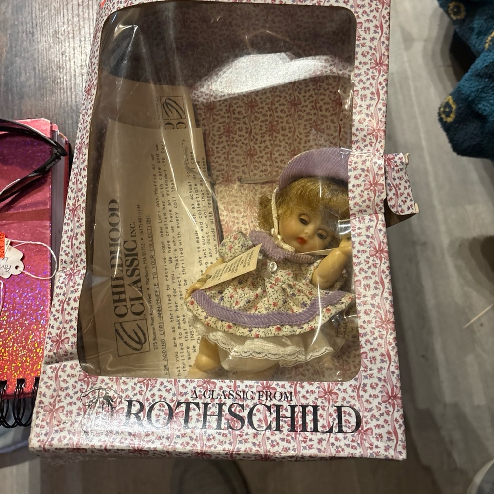 Rothschild Doll Letterhead with Child Portrait and Pink Accent